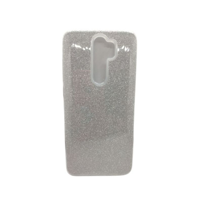 Чехол блестящий Xiaomi Redmi Note 8 PRO (серебро)