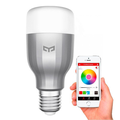 Лампа Xiaomi Yeelight Smart LED Bulb Color E27 9W 6500K