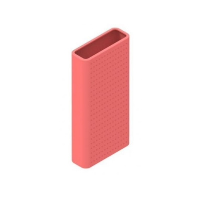 Чехол силиконовый для Xiaomi Power Bank 2 20000 mAh (розовый)