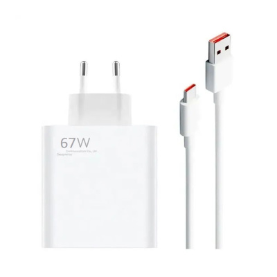 Зарядное устройство с кабелем Xiaomi 67W Power Adapter Suit (MDY-12E-EF)